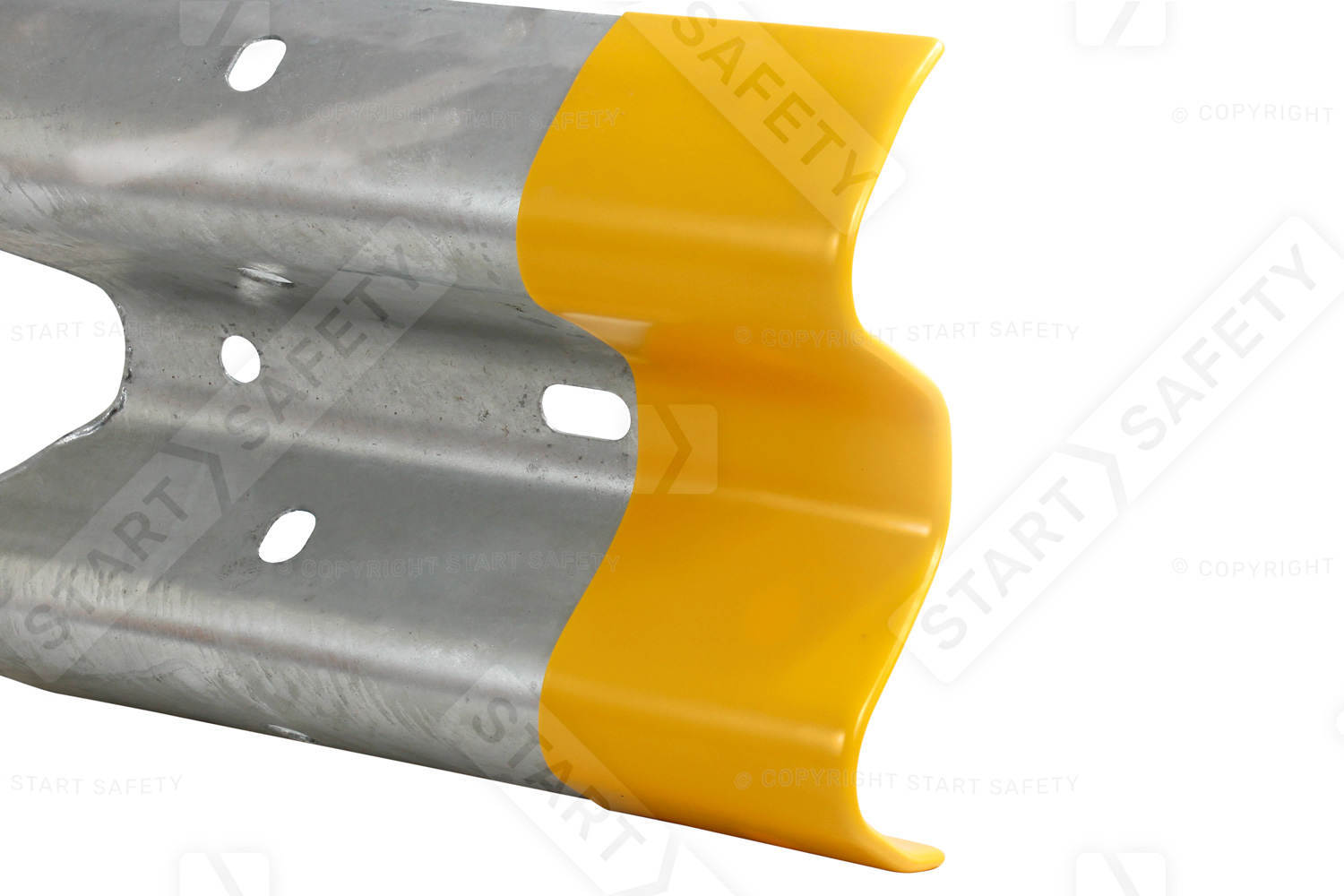 Short Rubber Armco Beam End On Beam