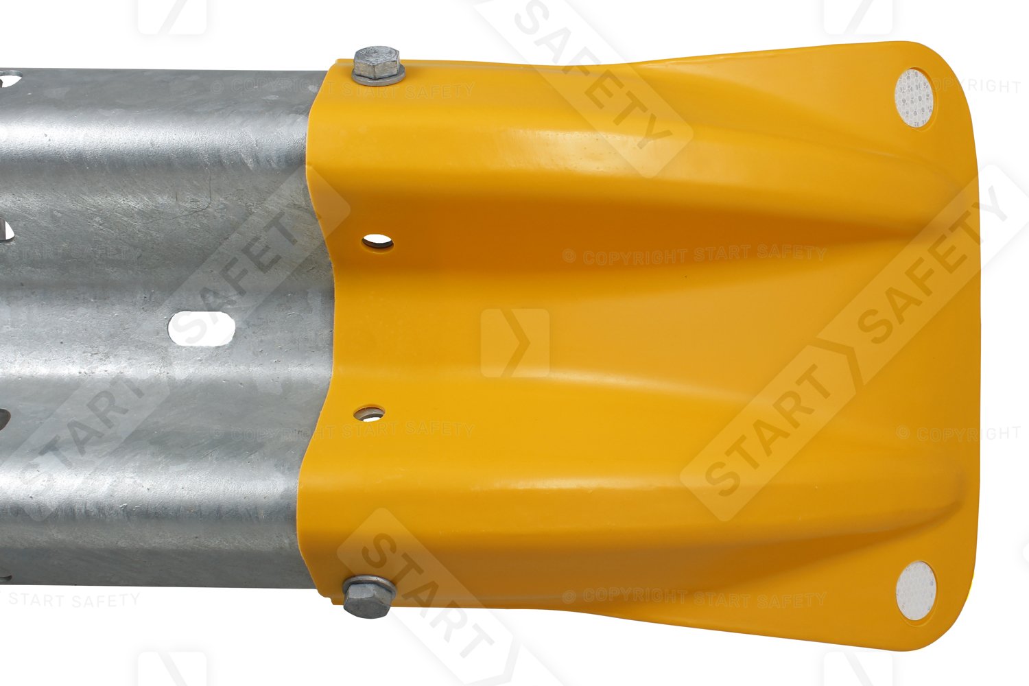 Yellow Fishtail End Cap On Beam
