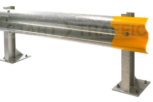 Impact Barrier 1.6m beam with yellow end caps