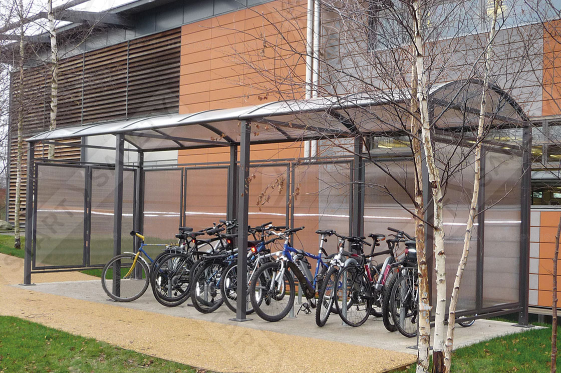 Voute Bike shelter installed at school