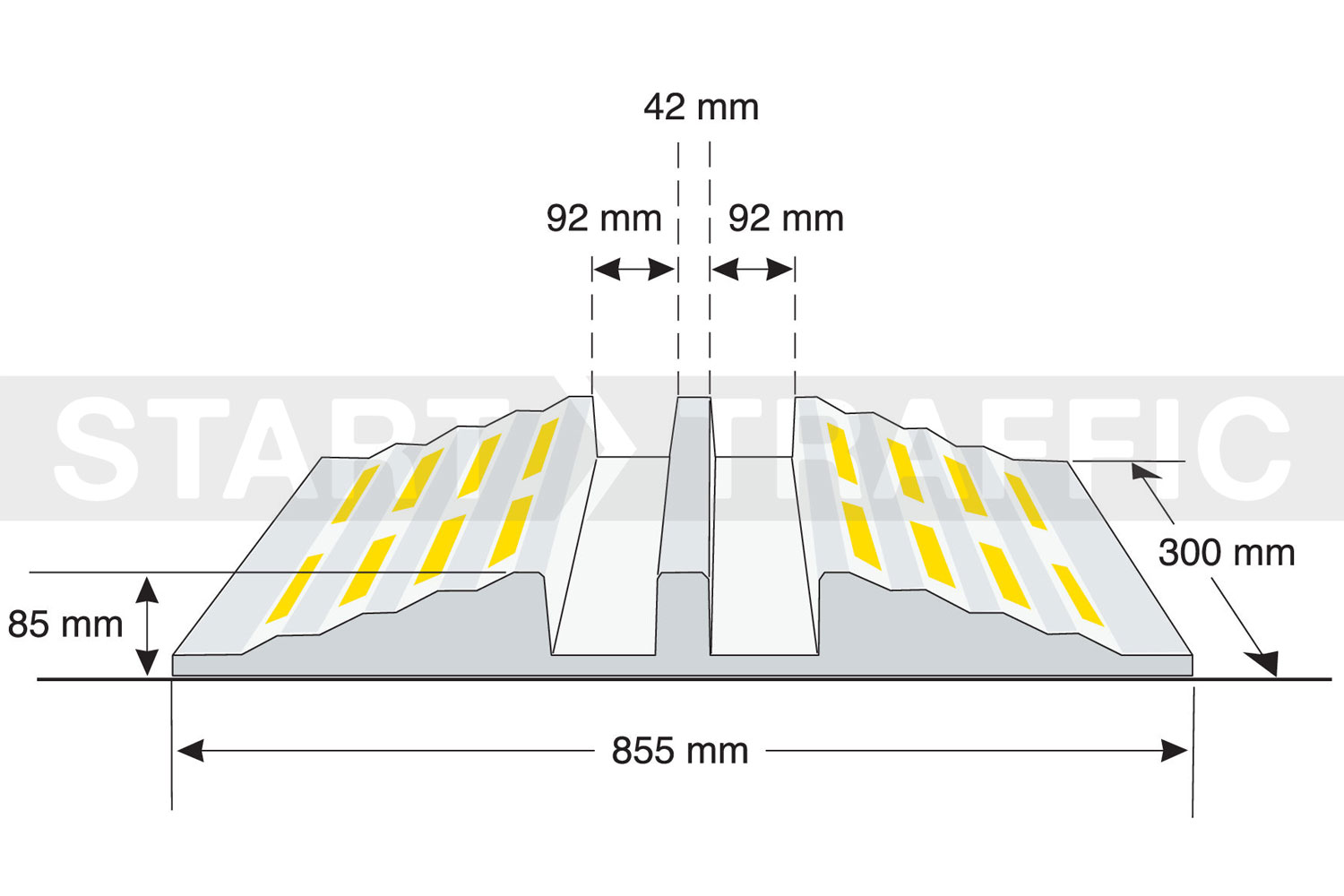 Heavy Duty Cable Ramp Dimensions