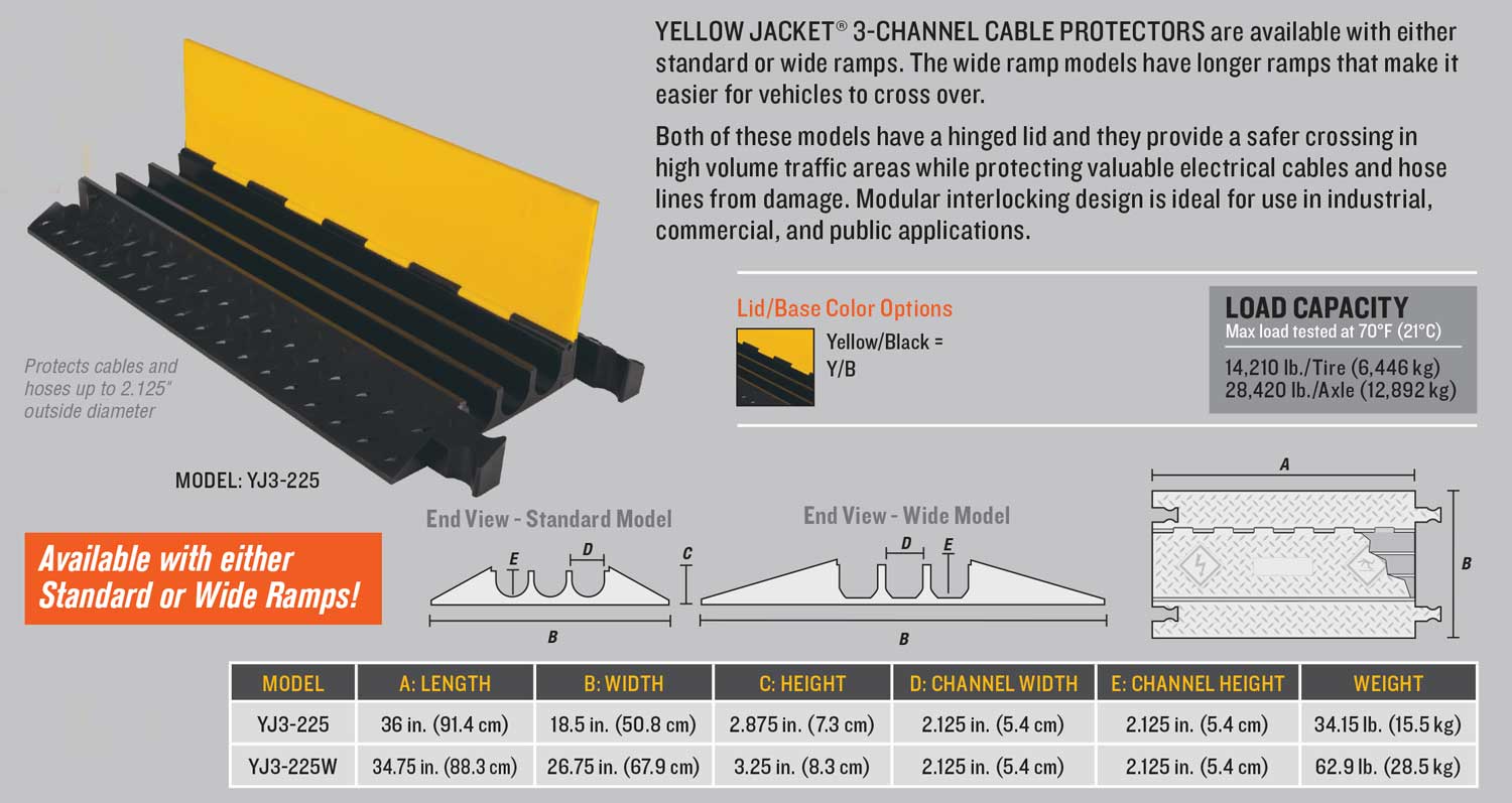 Yellow Jacket YJ3-225 Technical Diagram