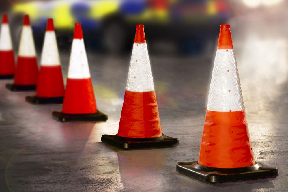 Collapsible Cones in used with Emergency Services