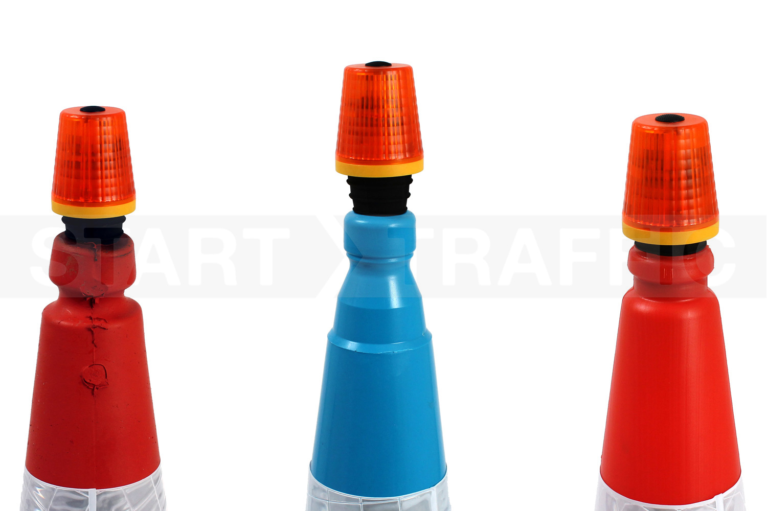Group Shot Of Some Compatible Traffic Cones