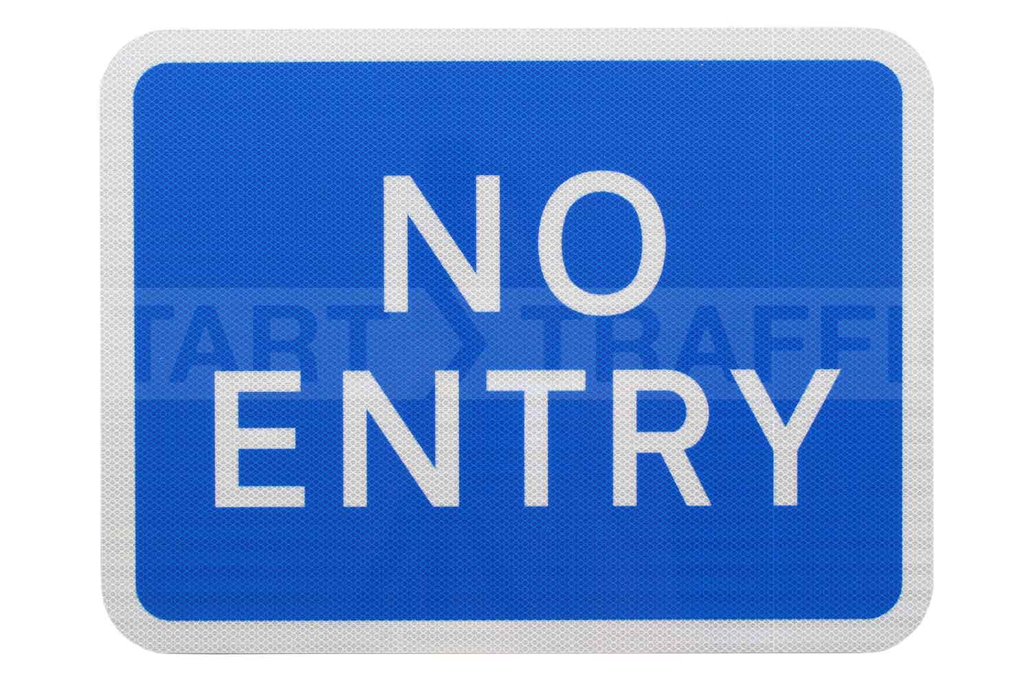 No Entry Sign Landscape