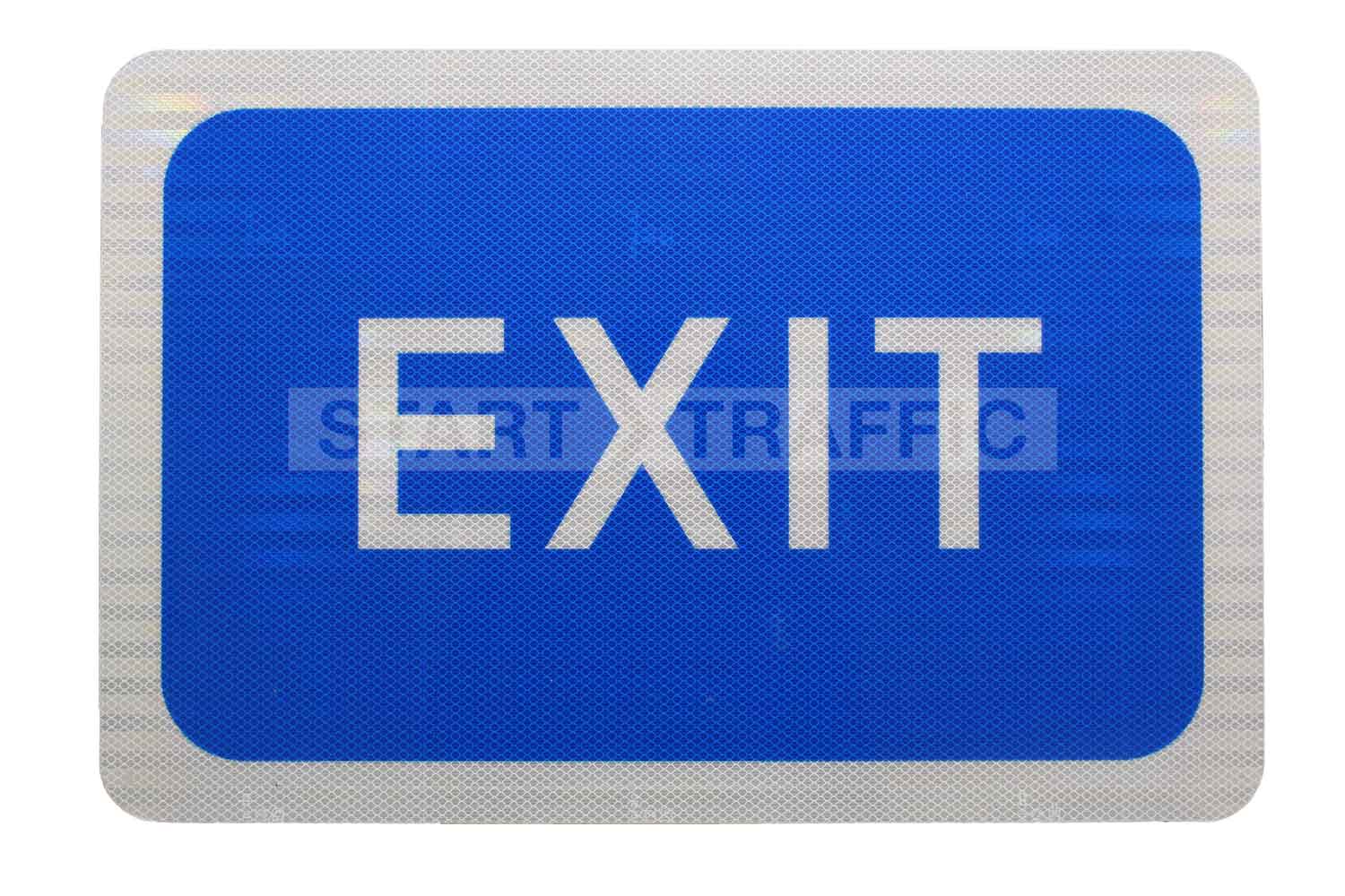 Car Park Exit Sign