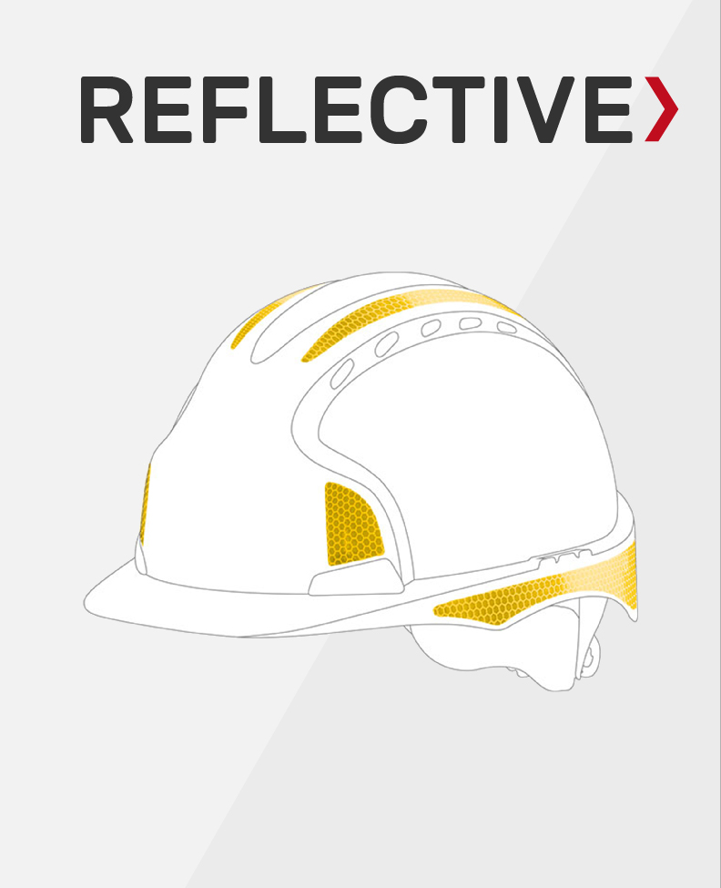 Browse All Hard Hats With Reflective Stickers